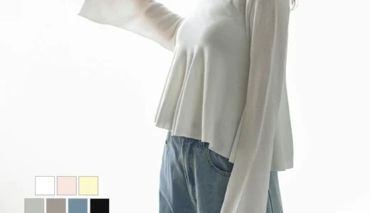 着るだけでフェミニン確定！AMELY（エミリー）シアーフレアニットトップス（atpaw24-656）がコットン100%×6色展開で春夏コーデを格上げする理由